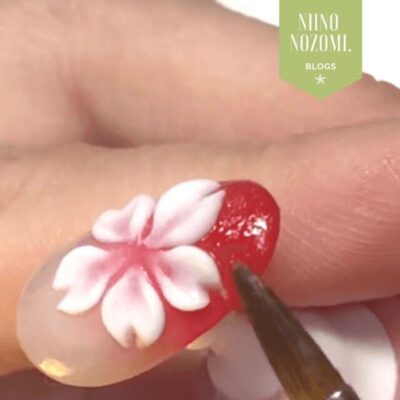 エンボス（3D）アートの工程｜桜の花びらを作るやり方